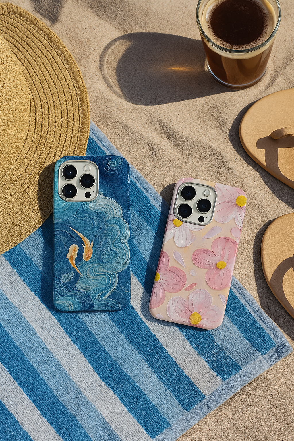 Deniz Temalı Lüx Premium Telefon Kılıfı ---006