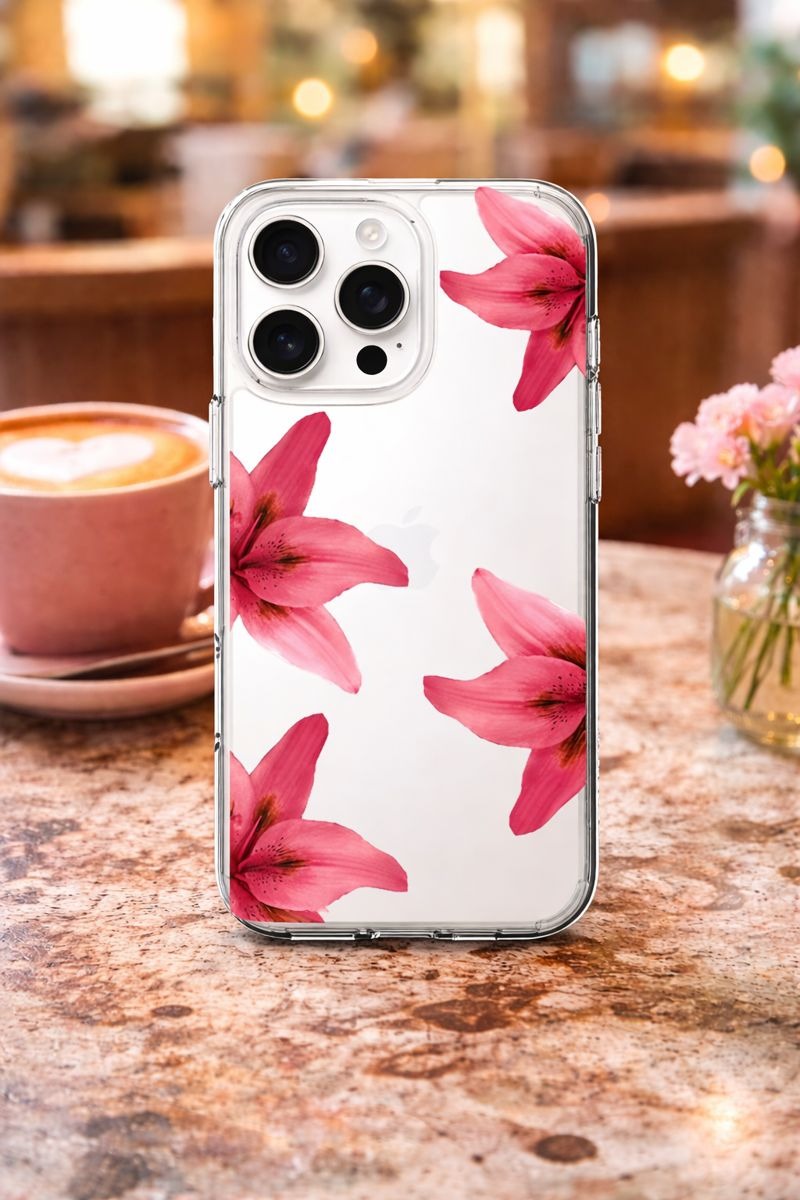 Flowers Şeffaf Telefon Kılıfı **239