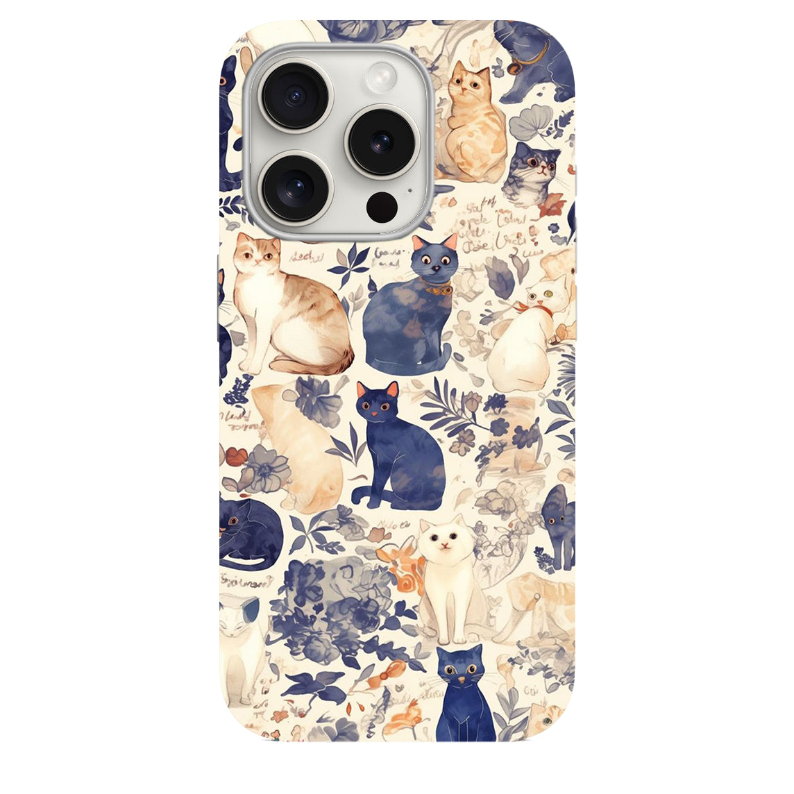 Sevimli Kediler Desenli Lüx Premium Kılıf -- 169