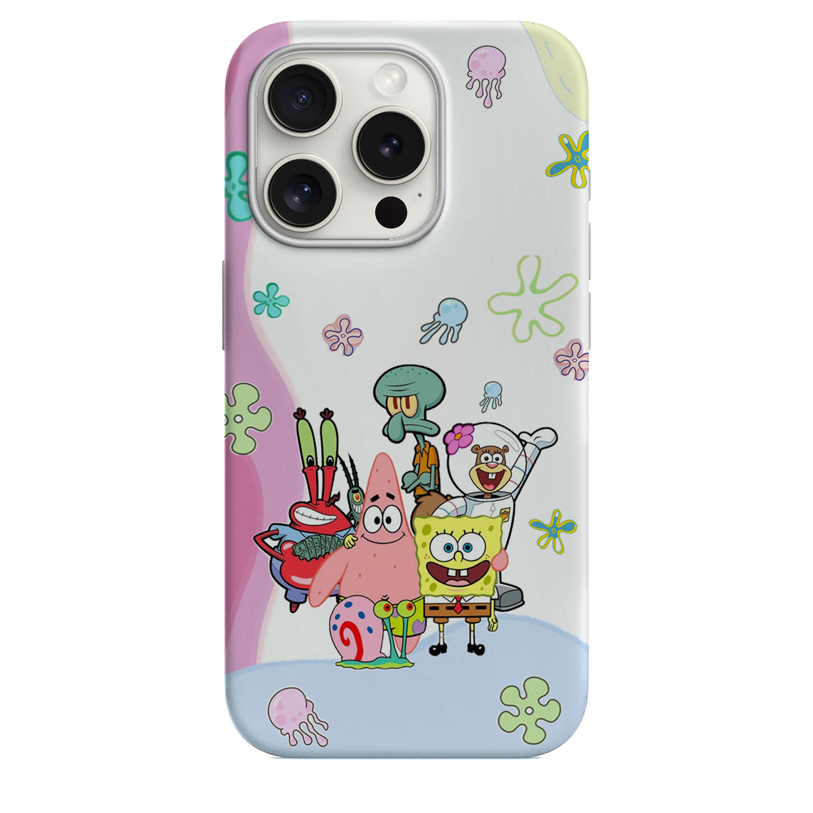 Sünger Bob Desenli Lüx PremiumTelefon Kılıfı --- 0017