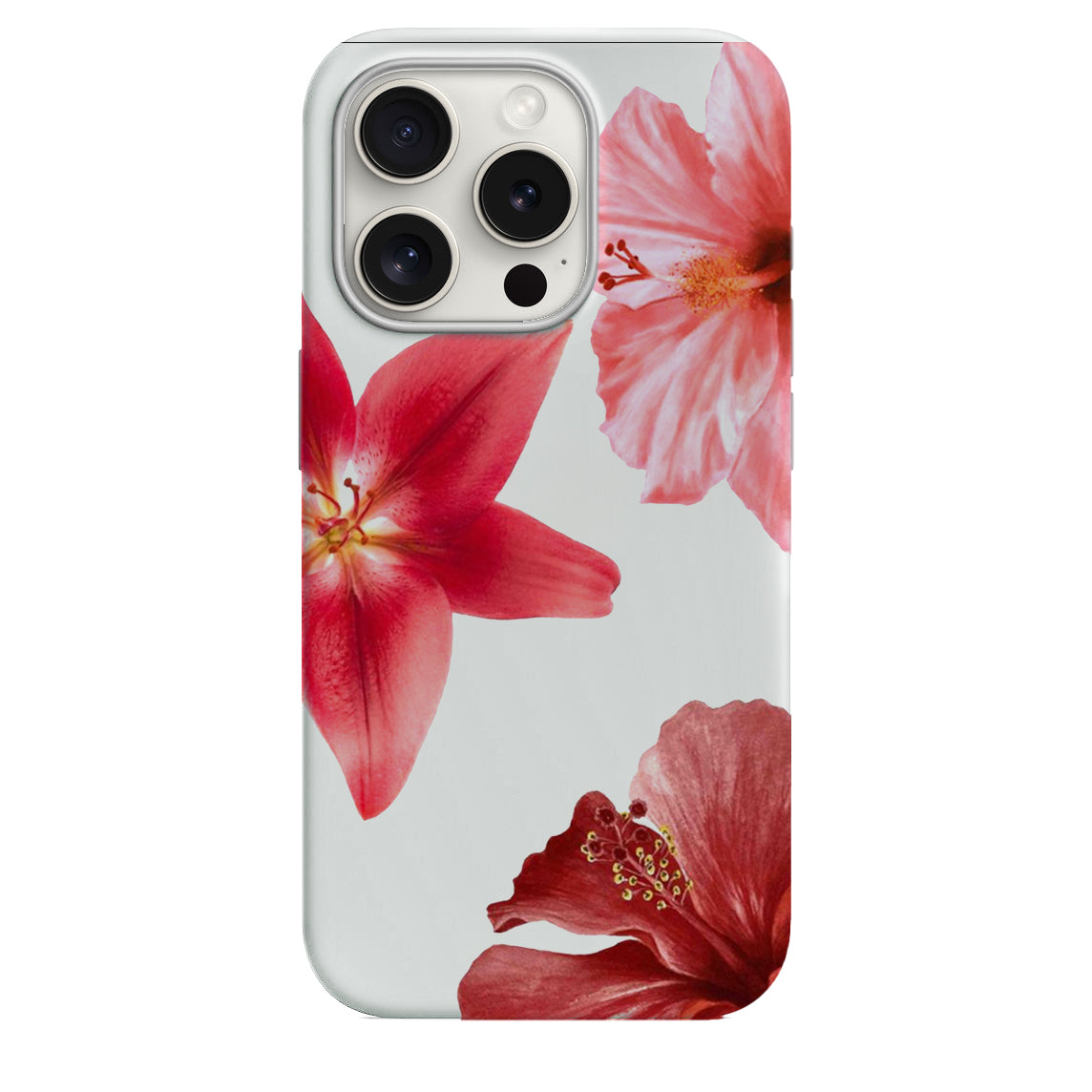 Renkli Çiçekler Lüx Premium Desenli Telefon Kılıfı --- 0094