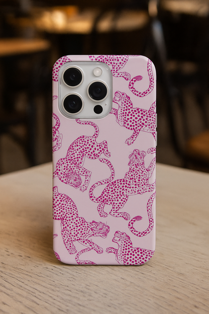 Leopar Desenli Lüx PremiumTelefon Kılıfı --- 0037