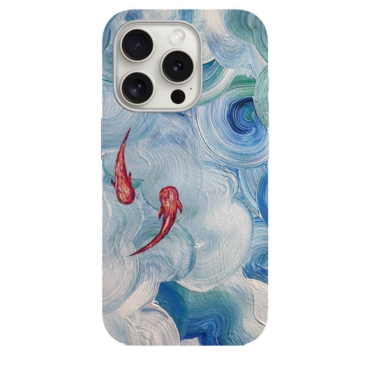 Soft Koi Balığı Desenli lüx Premium Telefon Kılıfı**299