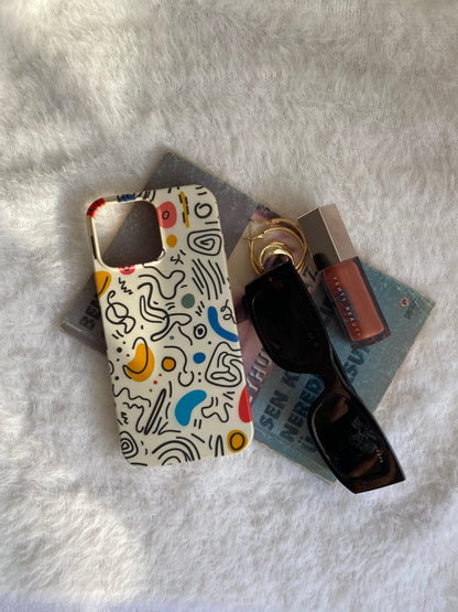 Desenli Lüx PremiumTelefon Kılıfı --- 0061