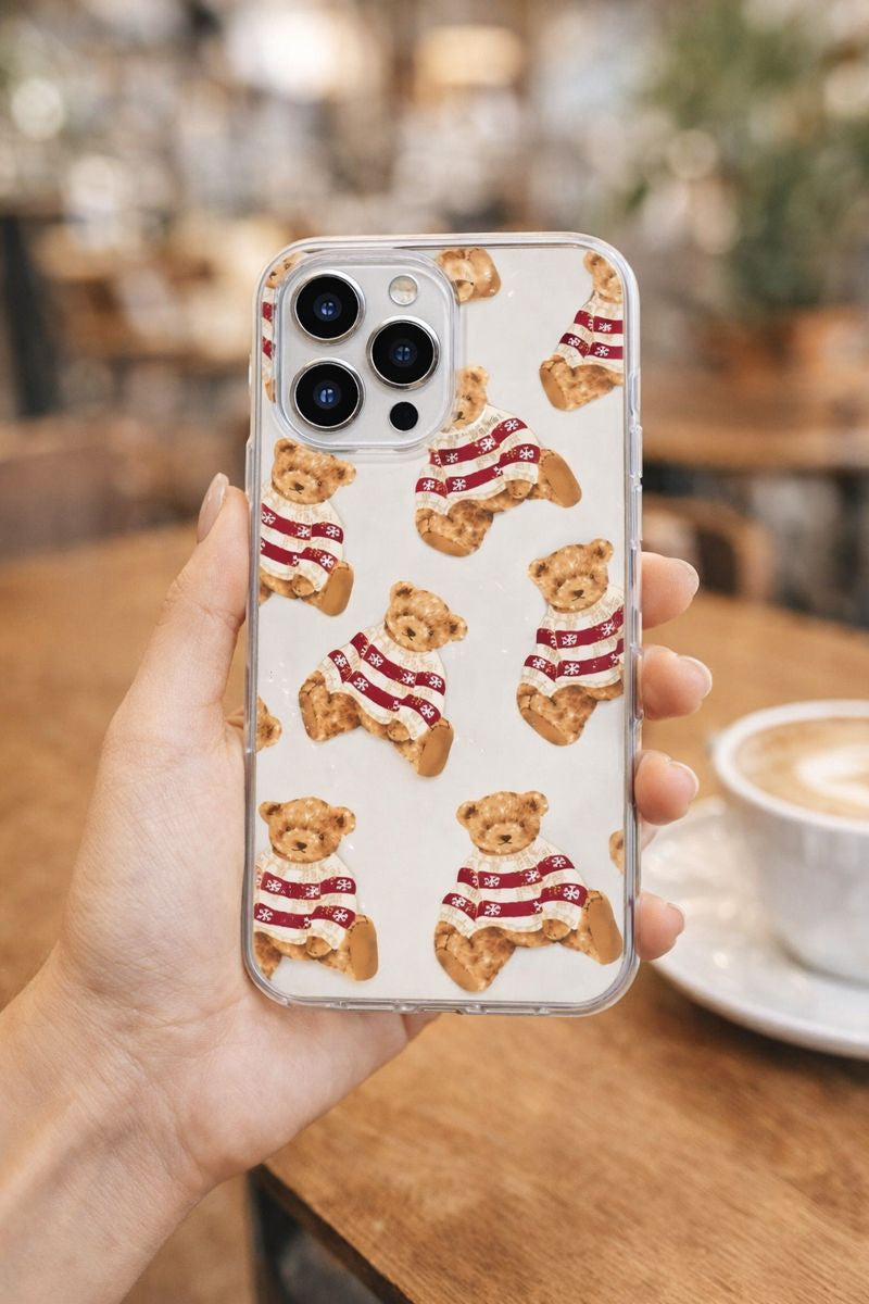 Sevimli Ayıcık Şeffaf Kılıf **336