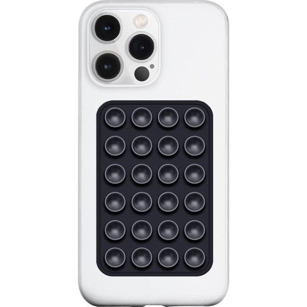 Silikon Vakumlu Telefon Tutucu / Siyah