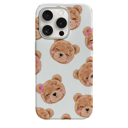 Sevimli Ayıcıklar Desenli  Lüx Premium Telefon Kılıfı --- 136