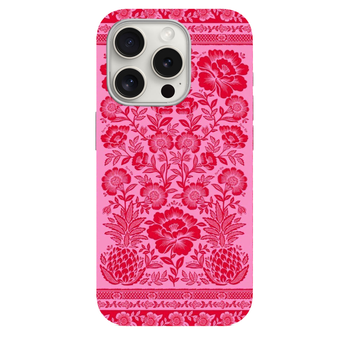 Çiçek Desenli Lüx PremiumTelefon Kılıfı --- 0042