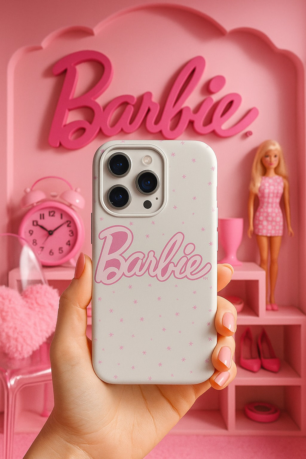 Barbie Desenli  Lüx Premium Telefon Kılıfı --- 0082