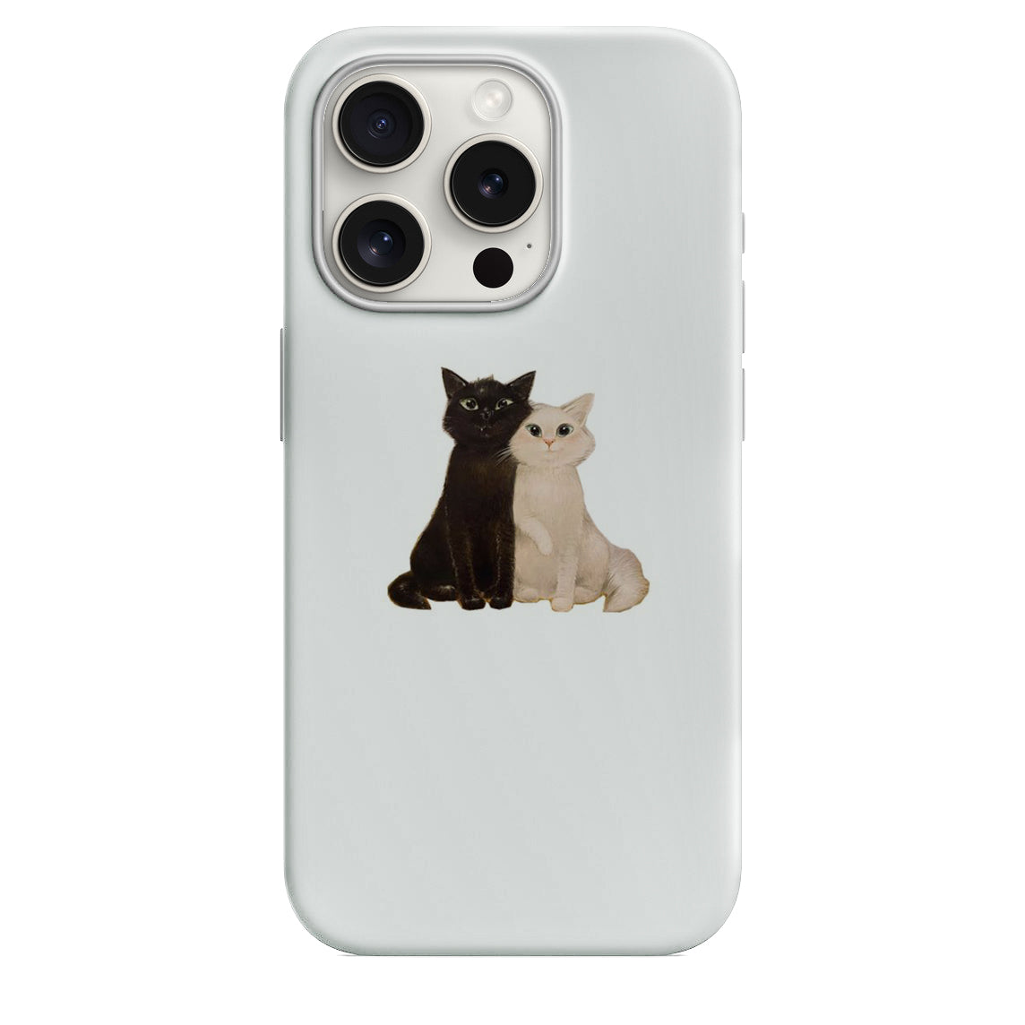 Sevimli Kediler Desenli Lüx Premium Telefon Kılıfı --- 102