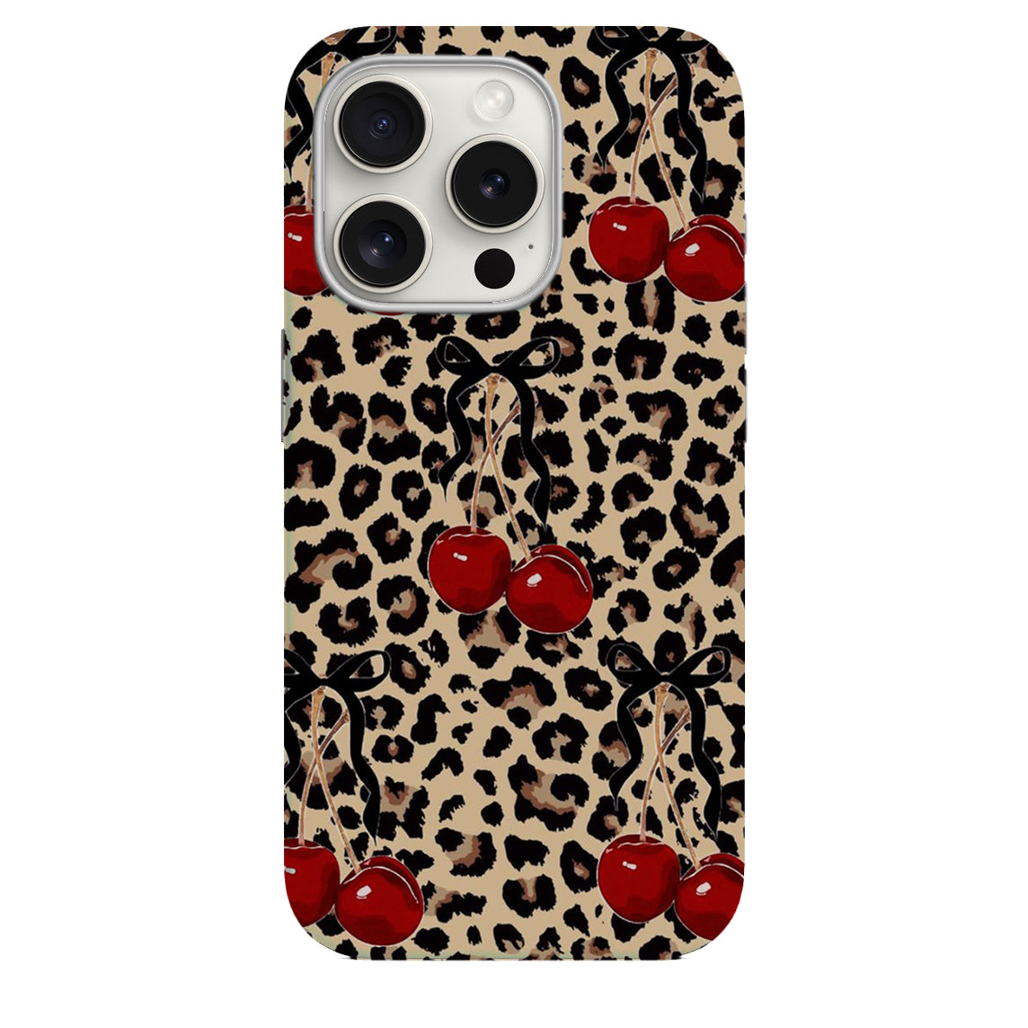 Leopar Desenli Lüx Premium Telefon Kılıfı --- 0099