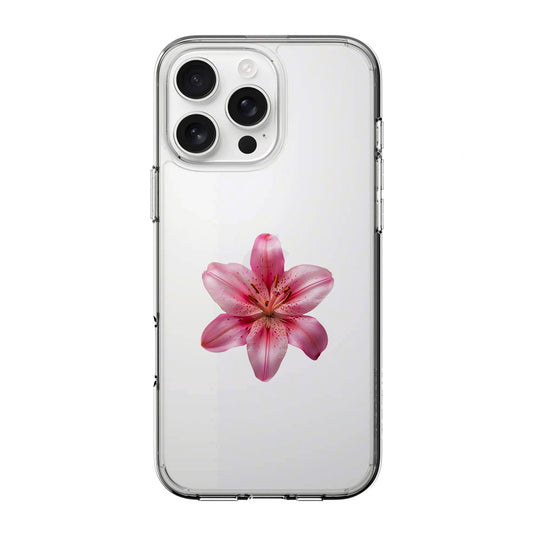 Çiçek Desenli Lüx Premium Şeffaf Telefon Kılıfı --- 0085