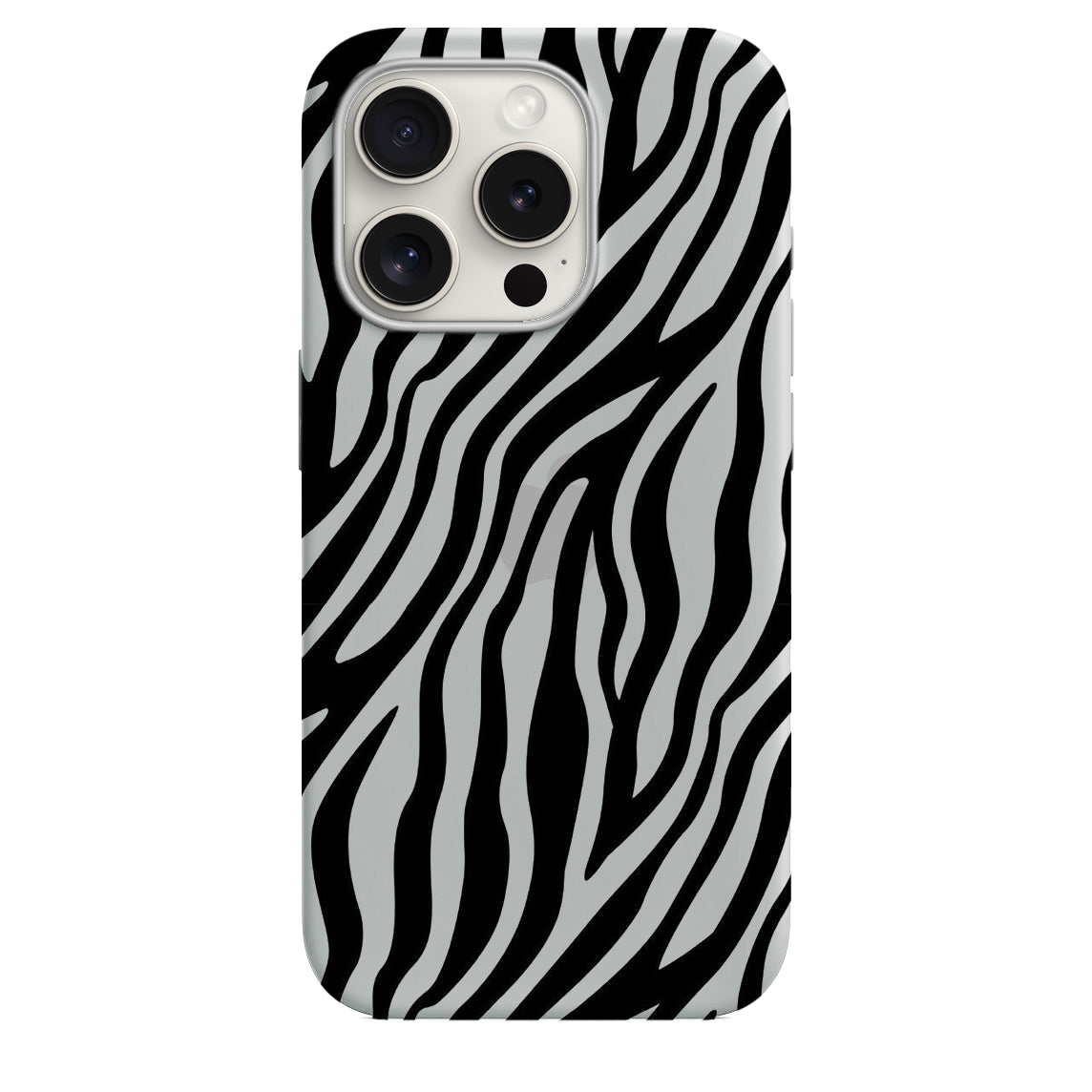 Siyah Düzensiz Çizgiler Desenli Lüx Premium Telefon Kılıfı --- 101